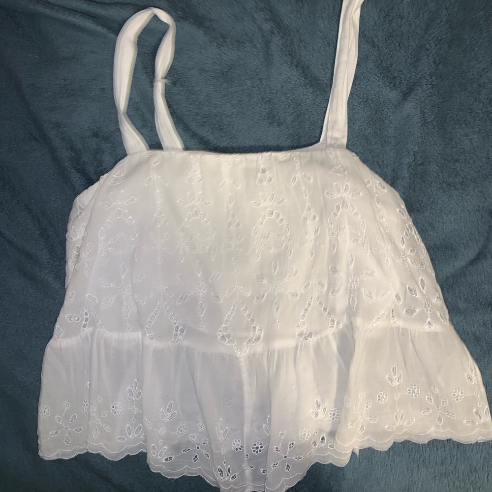 white summer shirt